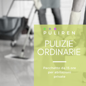 Pacchetto 15 ore di pulizie ordinarie | Abitazioni Private