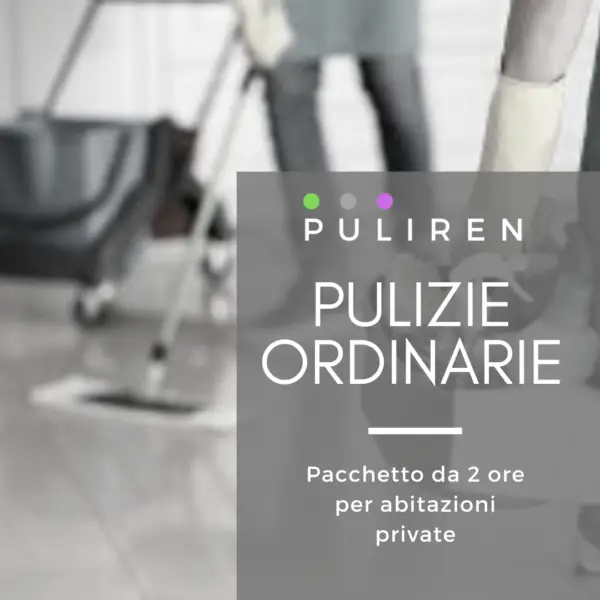 Pacchetto 2 ore di pulizie ordinarie | Abitazioni Private